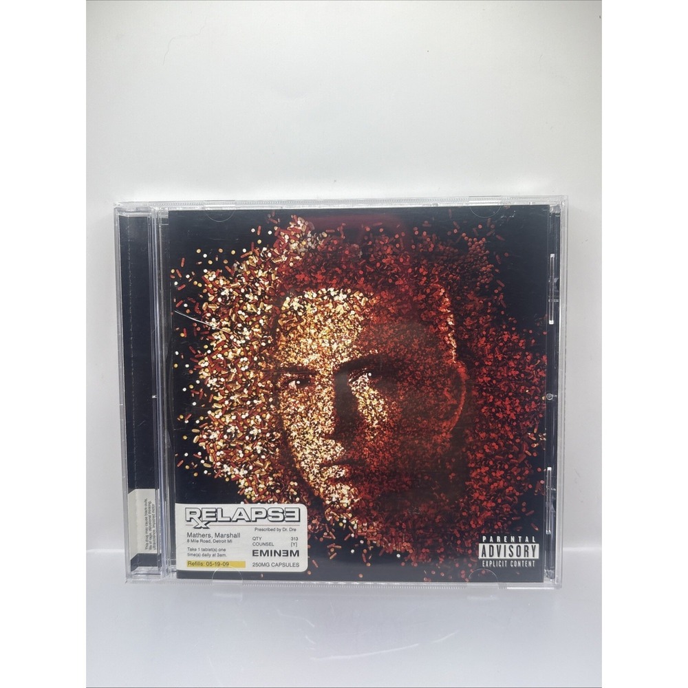 Relapse –Eminem – (2009) CD Explicit Version Hip Hop – Shady/Aftermath